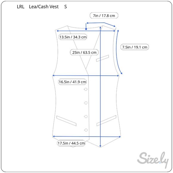 Lauren Ralph Lauren Women's Black Leather & Cashmere Blend Zip Up Vest, Size S - Picture 9 of 9